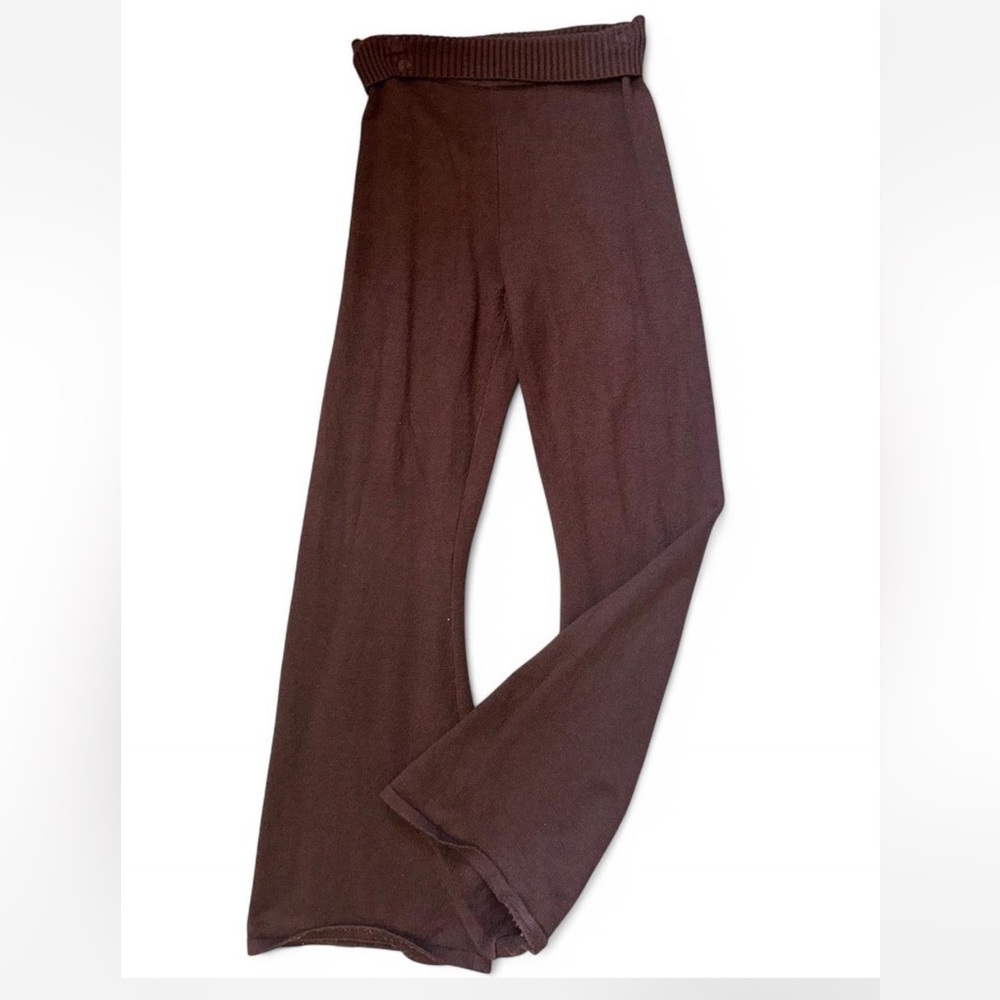 Brown Knit Pants